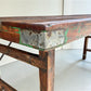 Reclaimed Wood Folding Table (68x22.25) Rustic Wood Dining Kitchen Island B149