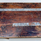 Reclaimed Wood Folding Table (68.5x22) Rustic Wood Dining Kitchen Island B151