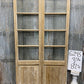 Antique French Double Doors (43x82) 4 Pane Glass, European Reclaimed G243