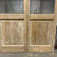 Antique French Double Doors (43x82) 4 Pane Glass, European Reclaimed G243