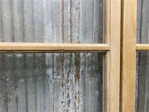 Antique French Double Doors (43x82) 4 Pane Glass, European Reclaimed G243