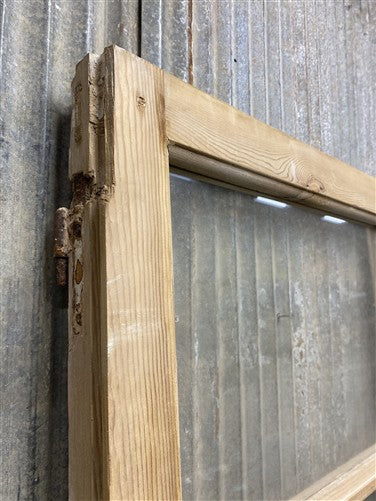 Antique French Double Doors (43x82) 4 Pane Glass, European Reclaimed G243