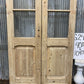 Antique French Double Doors (40.5x104) 4 Pane Glass, European Reclaimed G244