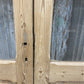 Antique French Double Doors (40.5x104) 4 Pane Glass, European Reclaimed G244
