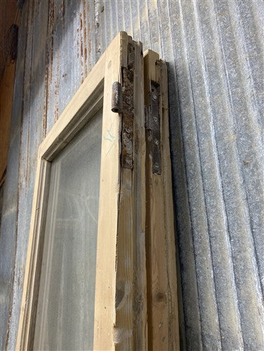 Antique French Double Doors (44x93) 2 Pane Glass, European Reclaimed G245