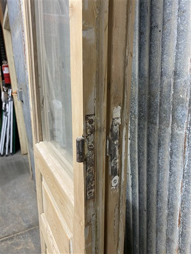 Antique French Double Doors (44x93) 2 Pane Glass, European Reclaimed G245