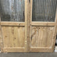 Antique French Double Doors (44x83) 2 Pane Glass, European Reclaimed G247
