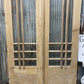 Antique French Double Doors (43.5x96.5) 18 Pane Glass, European Reclaimed G248