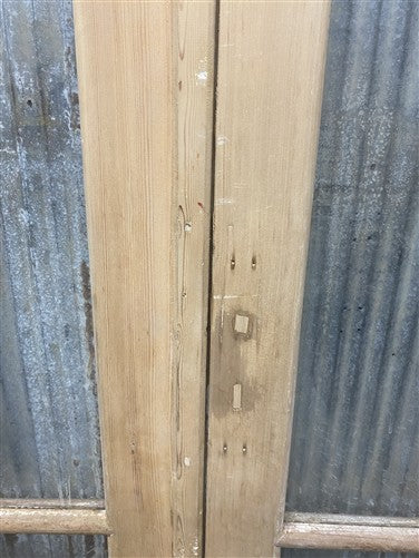 Antique French Double Doors (43.5x96.5) 18 Pane Glass, European Reclaimed G248