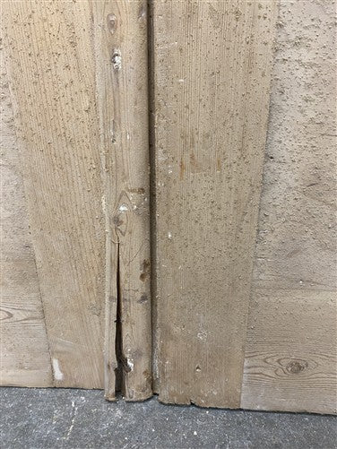 Antique French Double Doors (43.5x96.5) 18 Pane Glass, European Reclaimed G248