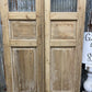 Antique French Double Doors (40x88.5) 3 Pane Glass, European Reclaimed G250