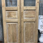 Antique French Double Doors (40x88.5) 3 Pane Glass, European Reclaimed G250