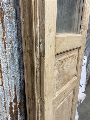 Antique French Double Doors (40x88.5) 3 Pane Glass, European Reclaimed G250