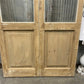 Antique French Double Doors (41.75x83.5) 4 Pane Glass, European Reclaimed G251