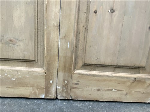 Antique French Double Doors (41.75x83.5) 4 Pane Glass, European Reclaimed G251