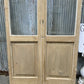 Antique French Double Doors (41.75x83.5) 4 Pane Glass, European Reclaimed G251