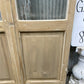 Antique French Double Doors (41.75x83.5) 4 Pane Glass, European Reclaimed G251