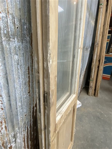 Antique French Double Doors (41.75x83.5) 4 Pane Glass, European Reclaimed G251