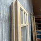 Antique French Double Doors (41.75x83.5) 4 Pane Glass, European Reclaimed G251
