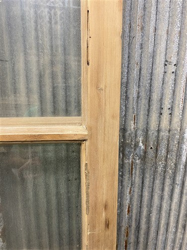 Antique French Double Doors (44.5x87) 4 Pane Glass, European Reclaimed G252
