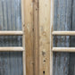 Antique French Double Doors (44x100.5) 5 Pane Glass, European Reclaimed G254