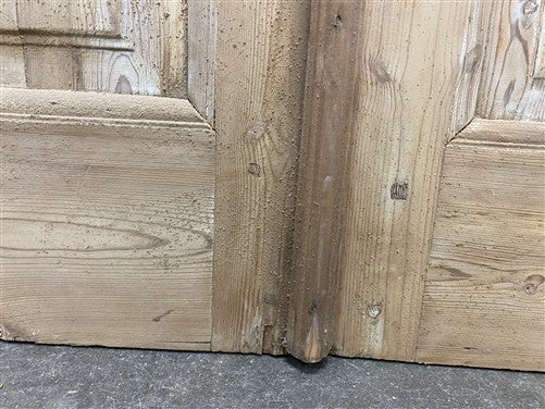 Antique French Double Doors (44x100.5) 5 Pane Glass, European Reclaimed G254