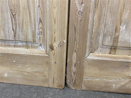 Antique French Double Doors (44x100.5) 5 Pane Glass, European Reclaimed G254
