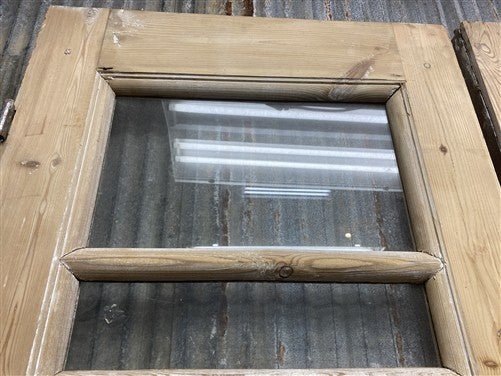 Antique French Double Doors (44x100.5) 5 Pane Glass, European Reclaimed G254
