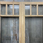 Antique French Double Doors (41x83.75) 4 Pane Glass, European Reclaimed G255