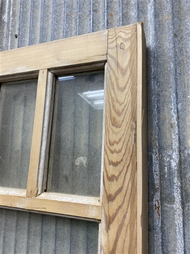 Antique French Double Doors (41x83.75) 4 Pane Glass, European Reclaimed G255