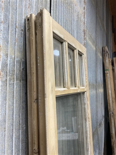 Antique French Double Doors (41x83.75) 4 Pane Glass, European Reclaimed G255