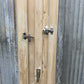 Antique French Double Doors (46.5x93.5) 1 Pane Glass, European Reclaimed G256