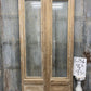 Antique French Double Doors (46.5x93.5) 1 Pane Glass, European Reclaimed G256