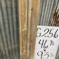 Antique French Double Doors (46.5x93.5) 1 Pane Glass, European Reclaimed G256