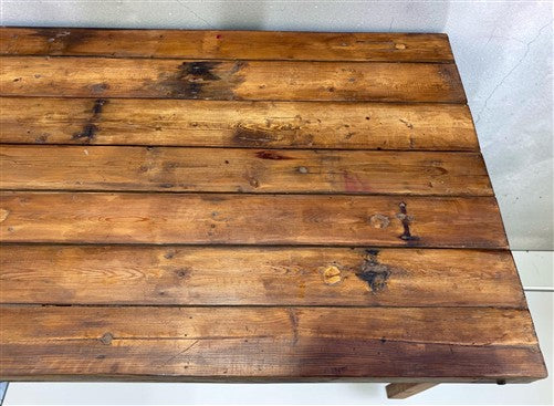 Wood Folding Table (72x36) Reclaimed Wood Farmhouse Dining Table A157