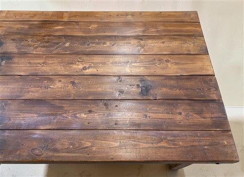 Wood Folding Table (72x36) Reclaimed Wood Farmhouse Dining Table A158