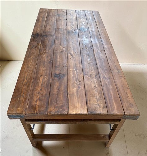 Wood Folding Table (72x36) Reclaimed Wood Farmhouse Dining Table A158