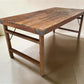 Wood Folding Table (72x36) Reclaimed Wood Farmhouse Dining Table A158