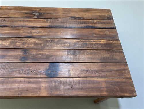 Wood Folding Table (72x36) Reclaimed Wood Farmhouse Dining Table A160