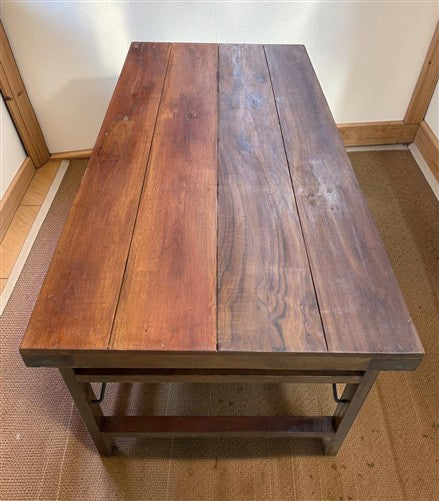 Wood Folding Table (72x36) Reclaimed Wood Farmhouse Dining Table A161