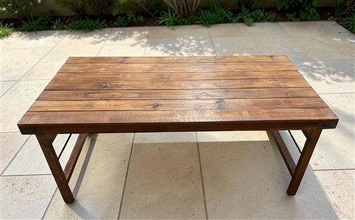 Wood Folding Table (72x36) Reclaimed Wood Farmhouse Dining Table A162