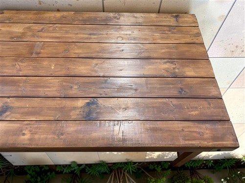 Wood Folding Table (72x36) Reclaimed Wood Farmhouse Dining Table A162