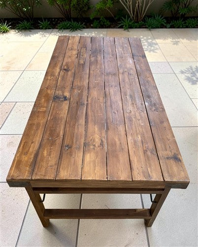 Wood Folding Table (72x36) Reclaimed Wood Farmhouse Dining Table A162