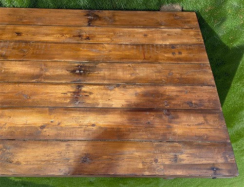 Wood Folding Table (72x36) Reclaimed Wood Farmhouse Dining Table A164