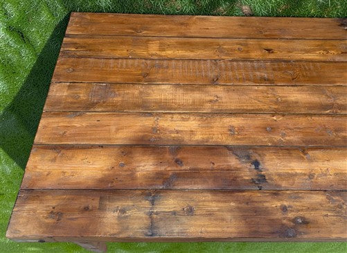 Wood Folding Table (72x36) Reclaimed Wood Farmhouse Dining Table A164