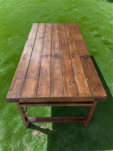 Wood Folding Table (72x36) Reclaimed Wood Farmhouse Dining Table A164