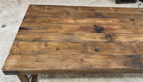 Wood Folding Table (72x36) Reclaimed Wood Farmhouse Dining Table A165