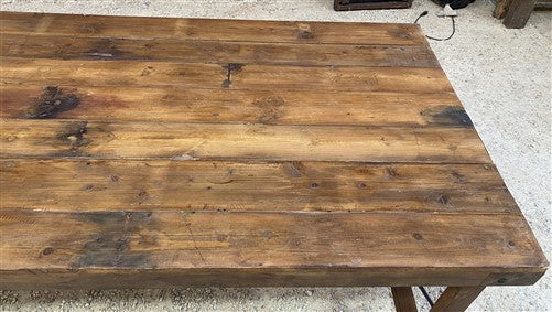 Wood Folding Table (72x36) Reclaimed Wood Farmhouse Dining Table A165