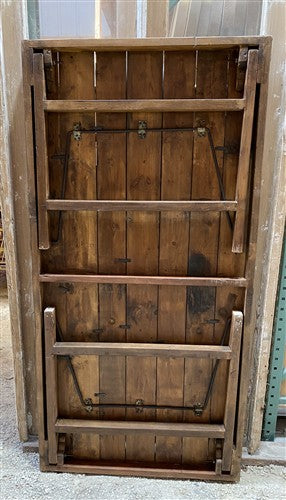 Wood Folding Table (72x36) Reclaimed Wood Farmhouse Dining Table A165