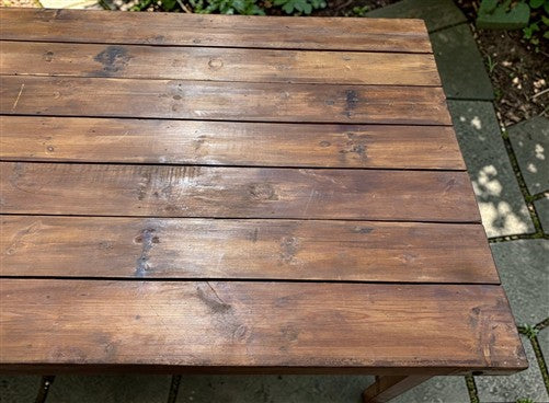 Wood Folding Table (72x36) Reclaimed Wood Farmhouse Dining Table A167